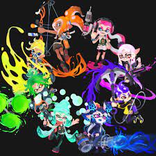 squeaky on twitter スプラトゥーン かわいい スプラトゥーン イラスト キャラクターデザイン