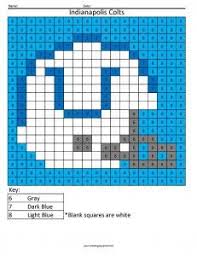 Afc Color By Number Coloring Squared Football Coloring Pages Pearler Bead Patterns Plastic Canvas Patterns