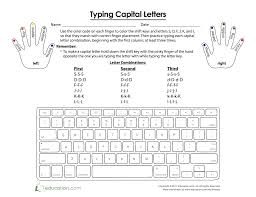 Where Do My Fingers Go Capital Letters S D F J K L Worksheet Education Com Elementary Technology Lessons Elementary Technology Capital Letters