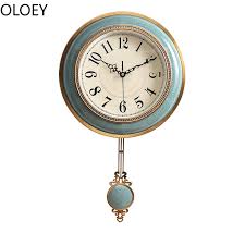 Kitchen wall clock if you are looking for original and beautiful detail of the decor, this unique kitchen clock on the wall is an excellent choice. Large Wall Clock Luxury Metal Living Room Home Decor Wall Watch Pendulum Clocks Wall Vintage Home Decor Kitchen Wall Clocks Wall Clocks Aliexpress