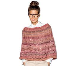 Drops merino extra fine (19 m). Strickmuster Fur Capes Ponchos Boleros Junghans Wolle