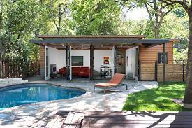 Look at these turning garage into living space. 25 Pool House Designs To Complete Your Dream Backyard Retreat
