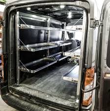 Check Out Our Van Shelving Packages Including Racks And Bins For Cargo Work Vans Featuring Shelving For Electri Van Shelving Diy Van Storage Ideas Van Storage