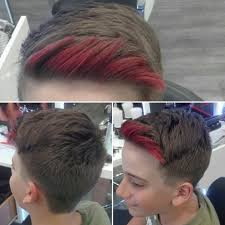 Schiariture polari e luminose, tra movimento e attrazione 13. Scissor Artist Taglio Uomo Con Gessetto Rosso Sul Ciuffo Per Una Durata Di 3 4 Lavaggi Senza Usare Schiariture Facebook