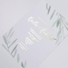 Olive Luxe Foil Wedding Invitation Day Wedding Stationery Calligraphy Gold Silver Rose G Foil Wedding Invitations Wedding Checklist Foil Wedding Stationery