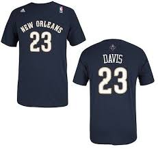Anthony davis, who had the knicks on his trade destination wish list last season, didn't want to the pelicans ultimately traded davis to the lakers in july. Nba T Shirt New Orleans Pelicans Anthony Davis 23 Navy Jersey Basketball Trikot Ebay