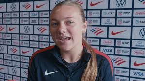 USWNT Defender AVERY PATTERSON; Team USA has press conference in St. Louis