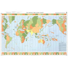 Admiralty Chart 5006 The World Time Zone Chart