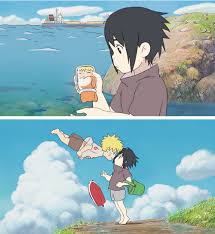 Ponyo Meets Naruto Png 500 544 Ponyo Anime Anime Anime Naruto