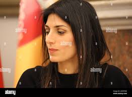 Roma virginia raggi in campidoglio hi-res stock photography and images