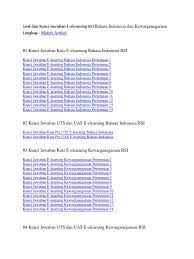 Soal uts matematika kelas 6 sd semester 1 dan kunci sumber : Soaldankuncijawabane Elearningbsibahasaindonesiadankewarganegaraanlengkap 170201170744