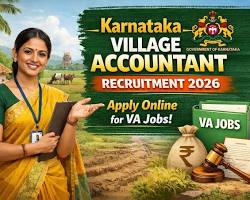 Karnataka Revenue Department office village administrative officer working with citizens photo, AI generated