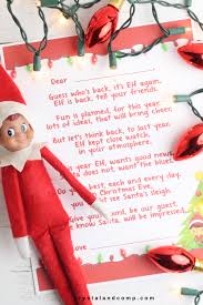 This letter can explain what the elf does, how long it's going to according to the official elf on the shelf rules, no. Elf On The Shelf Welcome Back Letter
