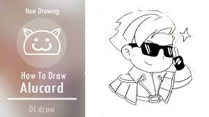 How To Draw Alucard Emote From Mobile Legend - Youtube