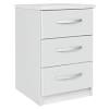 White gloss bedside table mirrored dressing table set white painted furniture bedside cabinet bedside chest contemporary style homes modern room bedroom furniture furniture storage. 1