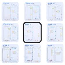 Ipartsbuy For Iphone X 8 8 Plus 7 7 Plus 6s Plus 6s 6 6 Plus Magnetic Memory Screws Mat Size 17 8cm X 15 9cm