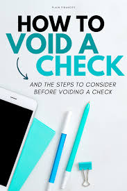 How To Void A Check And When To Use One Plain Finances Personal Finance Budgeting Money Finance