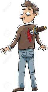 The latter resonded by stabing bounawara with a knife in the back before escaping. Un Homme De Bande Dessinee Qui A Ete Poignarde Dans Le Dos Par Un Couteau Clip Art Libres De Droits Vecteurs Et Illustration Image 29643260