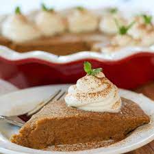 Doc plays with emmie and alma at their house as alma shows doc her newest doll: Crustless Pumpkin Pie Keto Low Carb Seeking Good Eats