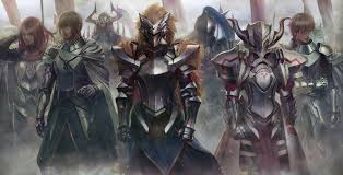 Fate Grand Order Knights Of The Round Table Artoria Pendragon Lancer Mordred Saber Gawain Saber Bedivere Saber Tristan Animasi Gambar