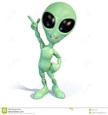 Little Green Alien Has An Idea Stock Illustration Illustration Of Thought Think 25277753 Alien Illustration Stock Illustration