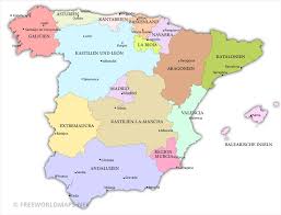 Learn how to create your own. Karte Von Spanien Freeworldmaps Net