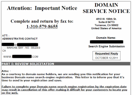 Spam Alert Domain Notification This Is Your Final Notice Of Domain Listing Holmpage Productions