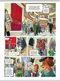 J'ai appris ce matin que l'evolution des especes ne se faisait pa en fonction de l'utilité mais tout simplement par hasard. Blacksad Ame Rouge Preview Comic Books Art Character Design Comic Art
