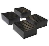 LOW RISE SCISSOR LIFT 38mm RUBBER PAD KIT, SET OF 4