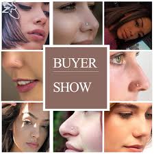 Nose Pierced|925 Sterling Silver Cz Crystal Nose Stud S-shape 18/20g 2-3.5mm