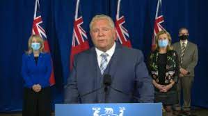 Saying the province is losing the battle between the variants and the vaccines, ontario premier doug ford has announced he is shutting down the province for another two weeks. Ontario Premier Joined By Finance Minister And Long Term Care Minister For Announcement In Mississauga Cp24 Com