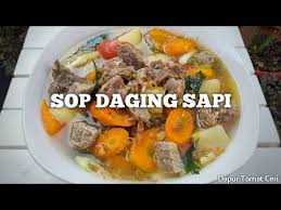 Sudahkah anda menyiapkan menu kuliner di hari spesial tersebut? Resep Sop Daging Sapi Bening Enak Dan Gurih Youtube