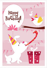 Birthday Greeting Birthday Wishes Clip Art Dog N Bird Free Printable Birthday Card Greetings Island Happy Birthday Greetings Happy Birthday Cards Birthday Wishes