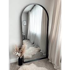 On the whole, the mirror looks like the. Industrial Entryway Metal Frame Floor Full Length Arched Black Wall Mirror Espelhos Decorativos Buy Floor Mirror Metal Wall Mirror Window Mirror Product On Alibaba Com