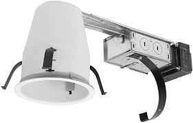 Halo Recessed H1499rtat 4 Inch Housing Non Ic Air Tite Shallow Ceiling Remodel 12 Volt Low Voltage Close To Ceiling Light Fixtures Amazon Com