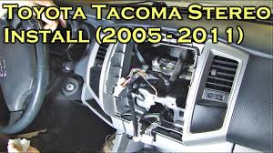 2018 toyota tundra crewmax system 1b plug and play audio system upgrade this is a brand new toyota tundra from a local toyota dealership here in san antonio our primary customer base are toyota owners. Toyota Tacoma Stereo Install With Bluetooth 2005 To 2011 Youtube
