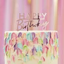 Check spelling or type a new query. Rose Acryl Caketopper Happy Birthday Ginger Ray Backmichgluecklich De