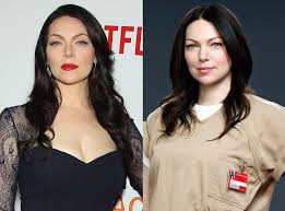 This show revolves around the life of female inmates and has some dark secrets (scenes) about the jail system. Laura Prepon Alex Vause From Orange Is The New Black Cast In And Out Of Costume E Online Orange Is The New Black Laura Prepon Orange Is The New