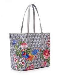 Elysian Paradise Embroidered Little Marlborough Tote Bag Tote Bag Bags Tote