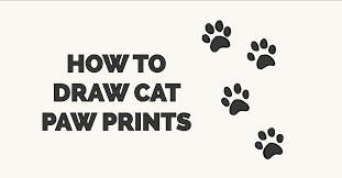 How To Draw Cat Paw Prints Really Easy Drawing Tutorial Step 1 first we draw a circle for the main paw. how to draw cat paw prints really