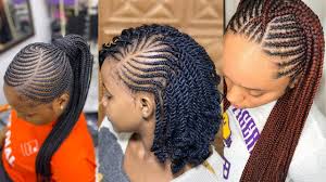 Ponytail hairstyles for black women, hair ponytail styles, how to style hair with gel,black kids hairstyles, toddlers hairstyles for girls, natural cornrow hairstyles for black women. Most Trending Braided Hairstyles For Black Ladies To Try This Month Of June Fashion Style Fashion Style Nigeria