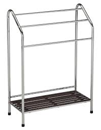 Measuring 29 in height, it is balanced on 4 dainty legs. Free Standing Towel Rack Australia Marcuscable Com