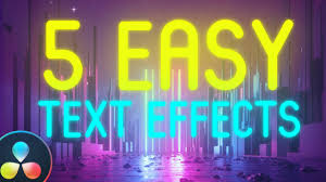 After that just click on any text which you want. 5 Super Simple Easy Cool Text Title Effects For Davinci Resolve Youtube