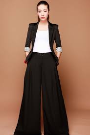 Calça Social Preta Boca De Sino Calca Pantalona Importada M Vintage Boca De Sino Elegante Pantalona Calca Pantalona Ideias Fashion