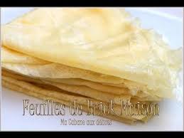 Feuille De Brick Maison Inratable Recette Feuille De Brick Maison Recette Feuille De Brick Recettes De Cuisine