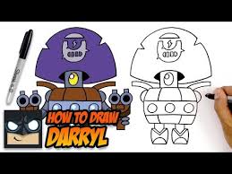 Do you like this video? How To Draw Brawl Stars Darryl Step By Step For Beginners Safe Videos For Kids