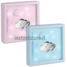Cornice Fotografica Mascagni Portafoto Bambini Con Led A815 Model Rosa