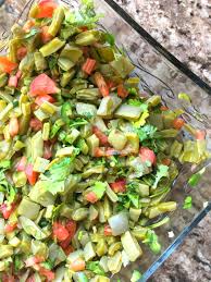 This is a recipe from my grandmother. Mexican Cactus Salad Recipe Orange County Guide X Living Mi Vida Loca