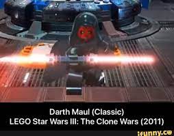 Darth Maul Classic Lego Star Wars Iii The Clone Wars 2011 Ifunny Classic Lego Funny Star Wars Memes Clone Wars