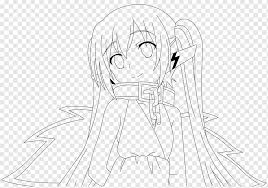 Image of princess sad anime my channeling anime outline png. Heaven S Lost Property Drawing Line Art Anime Sketch Lost Angle White Face Png Pngwing